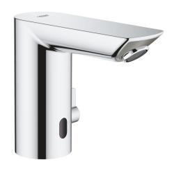 GROHE Bau Cosmopolitan E Fotoselli Lavabo Bataryası 1/2", çift su girişli ayarlanabilir sıcaklık sınırlayıcısı ile Krom 36453000