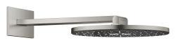 GROHE Rainshower Aqua Yuvarlak tepe duşu seti, 360 mm, 2 fonksiyonlu Supersteel Infinity Kaplama