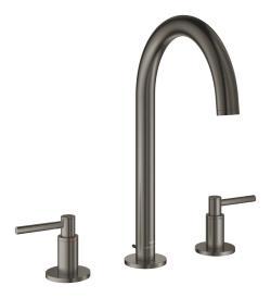 GROHE Atrio 3 delikli lavabo bataryası L-Boyut Antrasit Brushed Hard Graphite 20649AL0