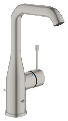 GROHE Essence Tek kumandalı lavabo bataryası 1/2" L-Boyut Supersteel Infinity Kaplama 32628DC1
