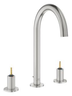 GROHE Atrio Private Collection 3 delikli lavabo bataryası L-Boyut Supersteel Infinity Kaplama 20593DC0