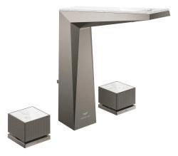 GROHE Allure Brilliant Private Collection 3 delikli lavabo bataryası L-Boyut Antrasit Brushed Hard Graphite 20671AL0