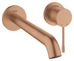 GROHE Essence İki delikli lavabo bataryası L-Boyut Bronz Brushed Warm Sunset 29193DL1