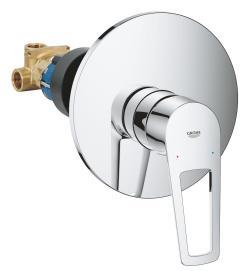 GROHE BauLoop Tek kumandalı duş bataryası Krom 29080001