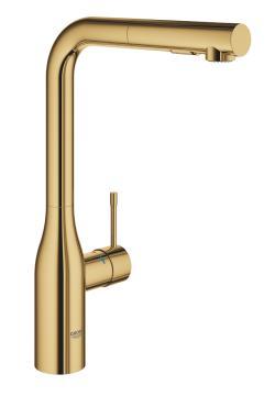 GROHE Essence Tek kumandalı eviye bataryası Altın Cool Sunrise 30504GL0