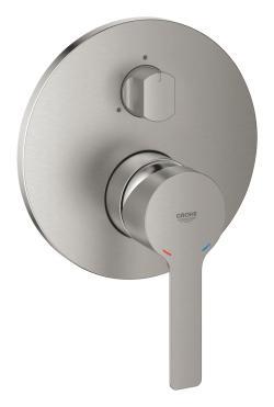 GROHE Lineare Tek kumandalı 3 yönlü banyo bataryası Supersteel Infinity Kaplama