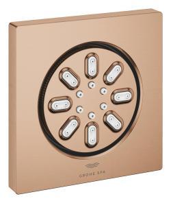 GROHE Rainshower Aqua Köşeli yan duş, 2 fonksiyonlu Bronz Brushed Warm Sunset