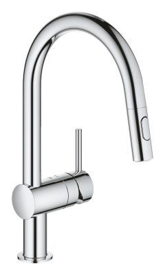 GROHE Minta Tek kumandalı eviye bataryası Krom 32321002