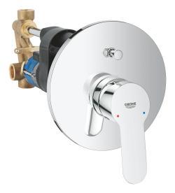 GROHE BauEdge Tek kumandalı banyo bataryası Krom 29079000