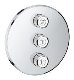 GROHE Grohtherm SmartControl Üç valfli akış kontrollü kumanda Krom 29122000
