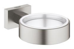 GROHE Essentials Cube Sabunluk tutacağı Supersteel Infinity Kaplama