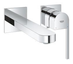 GROHE Plus İki delikli lavabo bataryası L-Boyut Krom