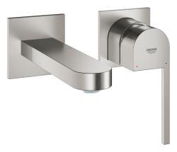 GROHE Plus İki delikli lavabo bataryası M-Boyut Supersteel Infinity Kaplama