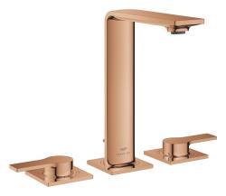 GROHE Allure 3 delikli lavabo bataryası 1/2" M-Boyut Bronz Warm Sunset 20188DA1