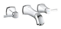 GROHE Grandera 3 delikli lavabo bataryası 1/2" M-Boyut Krom 20622000