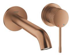 GROHE Essence İki delikli lavabo bataryası M-Boyut Bronz Brushed Crafted Warm Sunset