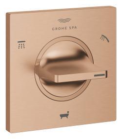 GROHE Allure 3 yollu yönlendirici Bronz Brushed Warm Sunset