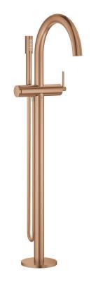 GROHE Atrio Tek kumandalı yerden küvet bataryası Bronz Brushed Warm Sunset