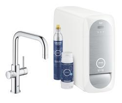 GROHE Blue Home U-çıkış uçlu başlangıç kiti Krom
