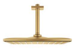 GROHE Rainshower Mono 310 Cube Tepe duşu seti 142 mm, tek akışlı Altın Brushed Cool Sunrise