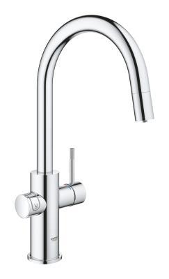 GROHE Blue Home Çekilebilir çıkış uçlu C tipi çıkış ucu başlangıç kiti Krom