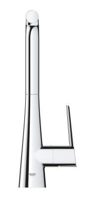 GROHE Zedra Tek kumandalı eviye bataryası Krom 32553002