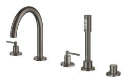 GROHE Atrio 5 delikli küvet bataryası Antrasit Brushed Hard Graphite 29407AL0