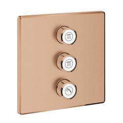 GROHE Grohtherm SmartControl Üç valfli akış kontrollü kumanda Bronz Brushed Warm Sunset 29127DL0