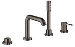 GROHE Essence Dört delikli küvet bataryası Antrasit Hard Graphite 25251A01