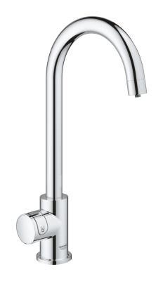 GROHE Blue Home Mono musluklu C tipi çıkış ucu başlangıç kiti Krom