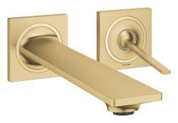 GROHE Allure İki delikli lavabo bataryası M-Boyut Altın Brushed Cool Sunrise