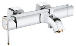 GROHE Grandera Tek kumandalı banyo bataryası Krom, altın
