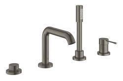 GROHE Essence Dört delikli küvet bataryası Antrasit Brushed Hard Graphite 19578AL1