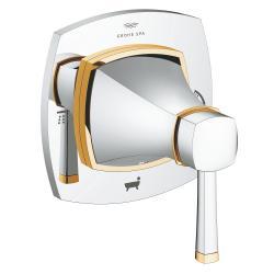 GROHE Grandera 5 yollu yön değiştirici (3 çıkış kontrolü sağlar) Krom, altın