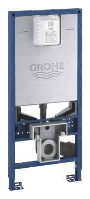 GROHE Rapid SLX WC için montaj elemanı, 1,13 m montaj yüksekliği, entegre prizli ve akıllı klozet bağlantılı XS 39596000