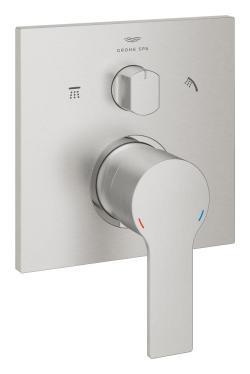 GROHE Allure Tek kumandalı 3 yönlü banyo bataryası Supersteel Infinity Kaplama