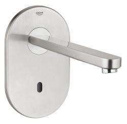 GROHE Eurosmart Cosmopolitan E Ankastre fotoselli lavabo bataryası, tek su girişli Paslanmaz Çelik Brushed Stainless Steel 36334SD0