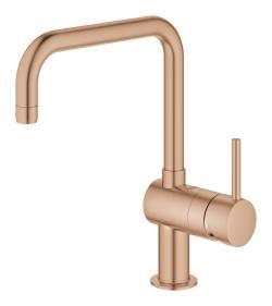 GROHE Minta Tek kumandalı eviye bataryası Bronz Brushed Warm Sunset 32488DL0