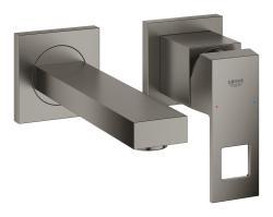 GROHE Eurocube 2 delikli lavabo bataryası S-Boyut Antrasit Brushed Hard Graphite M