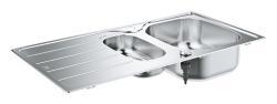 GROHE K200 Damlalıklı paslanmaz çelik eviye Paslanmaz Çelik Brushed Stainless Steel 31564SD1