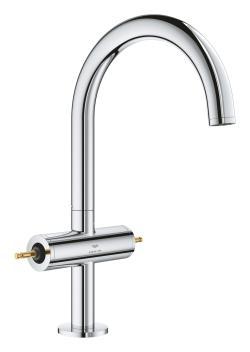 GROHE Atrio Private Collection Tek delikli lavabo bataryası 1/2" L-Boyut Krom 21134000