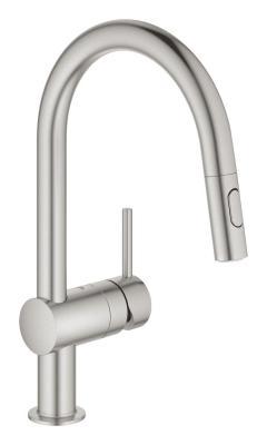 GROHE Minta Tek kumandalı eviye bataryası Supersteel Infinity Kaplama 32321DC2