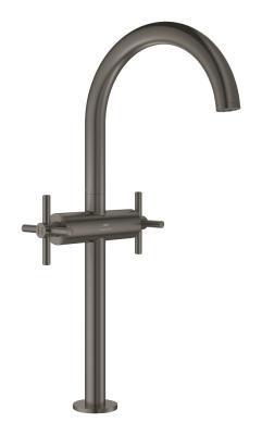 GROHE Atrio Tek delikli lavabo bataryası 1/2" XL-Boyut Antrasit Brushed Hard Graphite