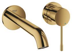 GROHE Essence İki delikli lavabo bataryası M-Boyut Altın Cool Sunrise 29192GL1