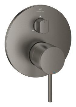 GROHE Atrio Tek kumandalı 3 yönlü banyo bataryası Antrasit Brushed Hard Graphite