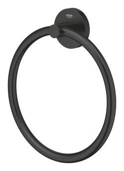 GROHE Essentials Halka havluluk Siyah Matt Black