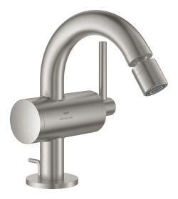 GROHE Atrio Tek kumandalı bide bataryası Supersteel Infinity Kaplama