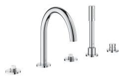 GROHE Atrio Private Collection 5 delikli küvet bataryası Krom 25224000