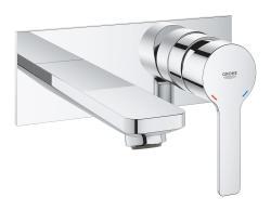 GROHE Lineare İki delikli lavabo bataryası M-Boyut Krom