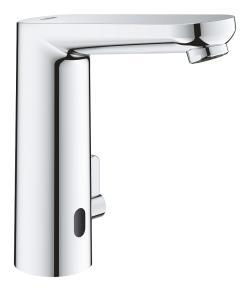 GROHE Eurosmart Cosmopolitan E Fotoselli lavabo bataryası, 1/2", L-Boyut, çift su girişli, ayarlanabilir sıcaklık sınırlayıcısı Krom 36422001
